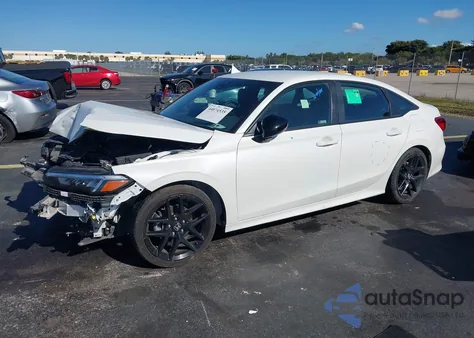 2022 Honda Civic Sport из США, поврежденный, VIN 2HGFE2F50NH580428